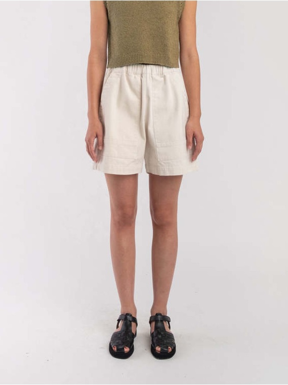 Micaela Greg Field Shorts - cotton, made in USA - Picture 2 of 4